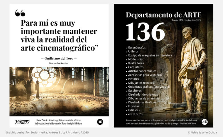 Graphic design for Social media | Artivism | Arte es Ética