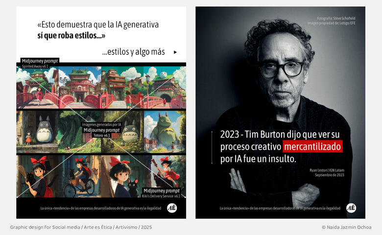 Graphic design for Social media | Artivism | Arte es Ética