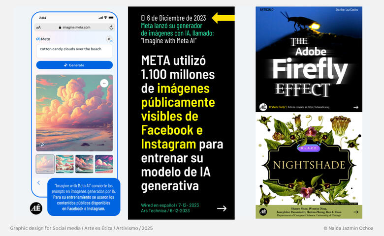 Graphic design for Social media | Artivism | Arte es Ética