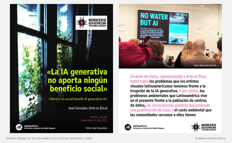 Graphic design for Social media | Artivism | Arte es Ética
