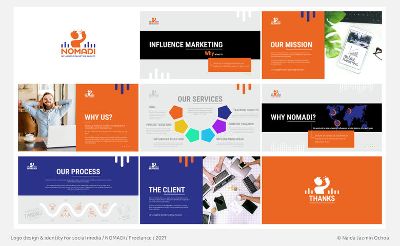Logo design &amp; identity for social media
