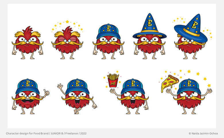 Character design for Food Brand